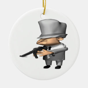 Gangster Keramisch Ornament