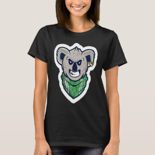 Gangster Koala Beer Cool Gas Mask Fluffy Animal AU T-shirt