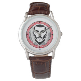 Gangster mit Narbe Design Horloge