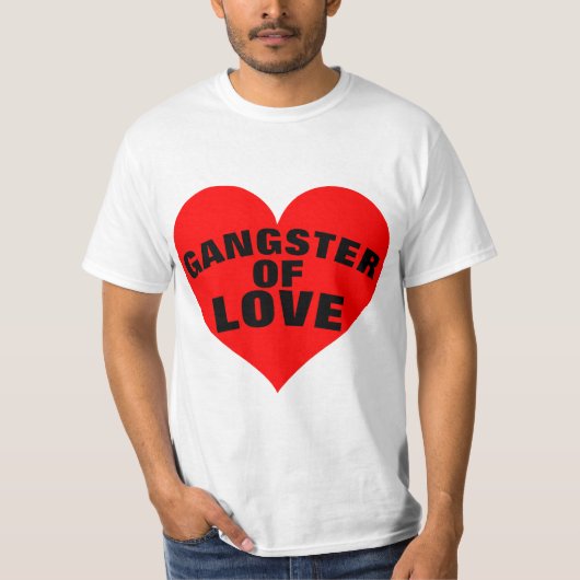 GANGSTER OF LOVE drôle T-shirts (Devant)