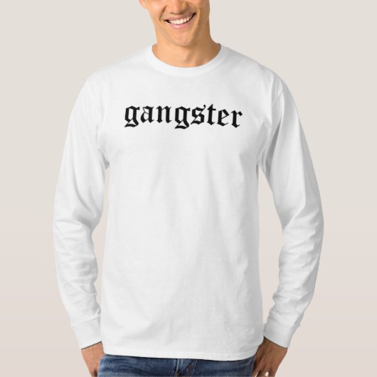 gangster t-shirt (Voorkant)