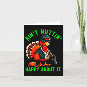 Gangster Thanksgiving Turkije is er niet blij mee Kaart