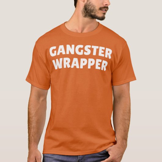 Gangster Wrapper grappige kerst grappige kerst g T-shirt (Voorkant)