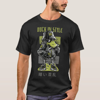 Gangstereend in boxer waterverf print dog t-shirt