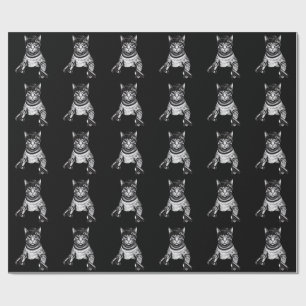 Gangsterkat-tatoeagekunst Coole Streetwear Kitty Cadeaupapier