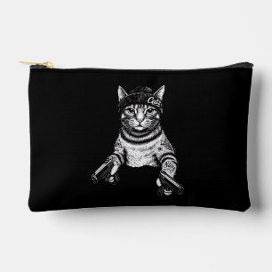 Gangsterkat-tatoeagekunst   Coole Streetwear Kitty Etui
