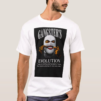 Gangster's Evolution Grafische T-shirt