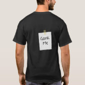 Gank me! T-shirt voor noobs (Achterkant)
