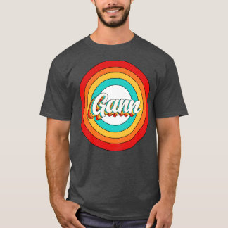 Gann naam Shirt Gann Circle