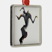 Gannets-Abstract Zee Bird Metalen Ornament (Rechts)