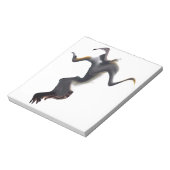 Gannets-Abstract Zee Bird Notitieblok (Gedraaid)