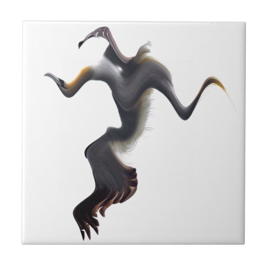 Gannets-Abstract Zee Bird Tegeltje (Voorkant)