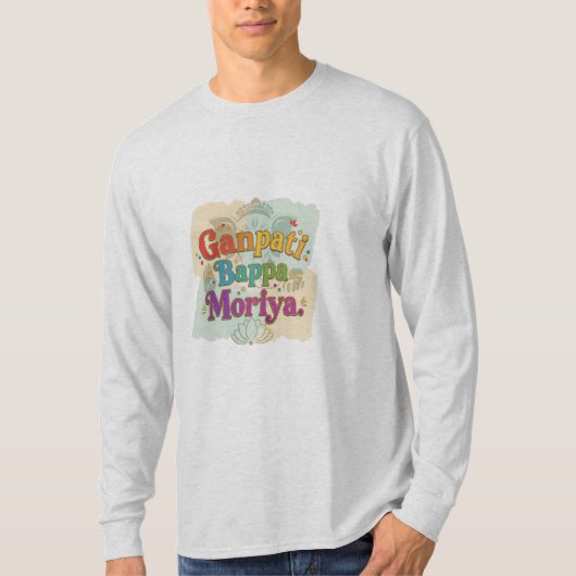 Ganpati bappa morya t-shirt (Voorkant)