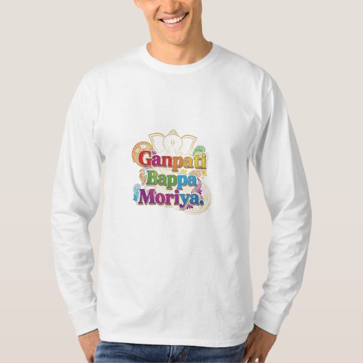 Ganpati bappa morya t-shirt (Voorkant)