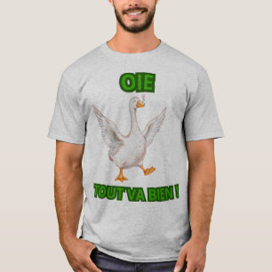 Gans Alles Is Goed – Illustratie Lachende Gans T-shirt