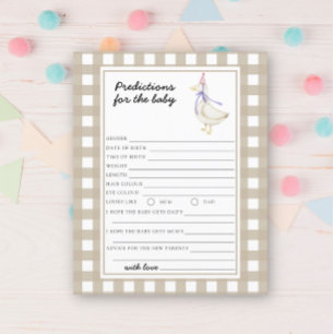 Gans - baby voorspellingen en advies