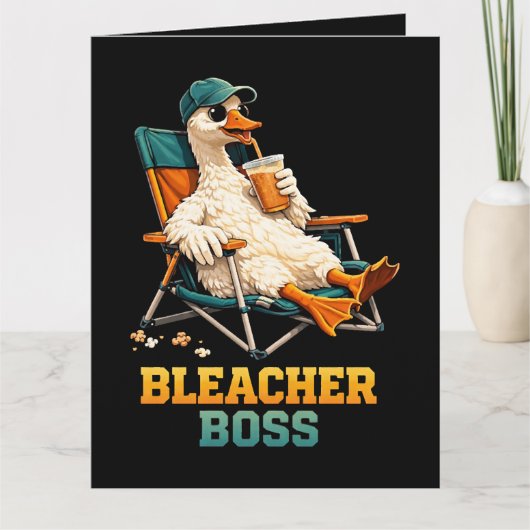 Gans Bleacher Baas Bedankkaart (Voorkant)