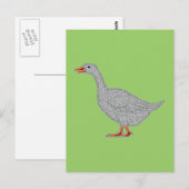 Gans Briefkaart (Voorkant / Achterkant)