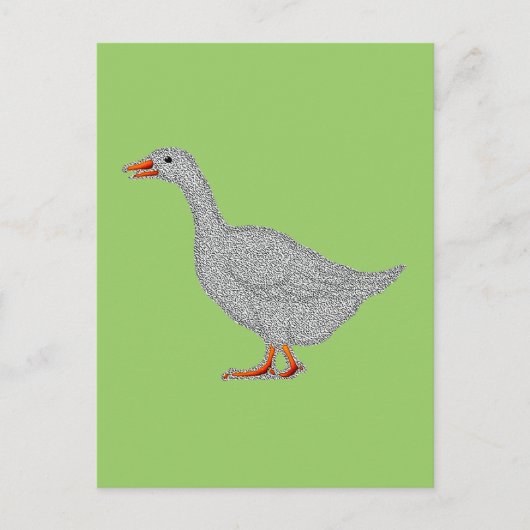 Gans Briefkaart (Voorkant)