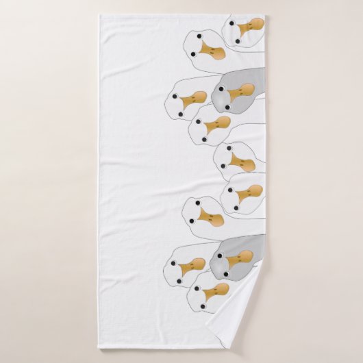 Gans die badhanddoek (Badhanddoek)