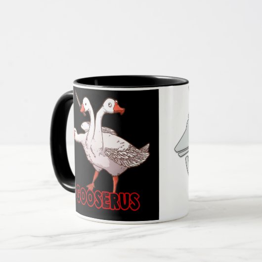 Gans en Cerberus Mok (Voorkant links)