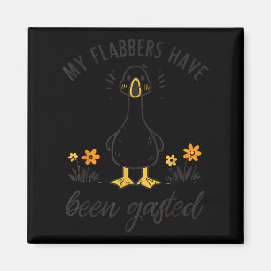 Gans Mijn Flabbers Zijn Ghasted Grappige Meme Mann Magneet