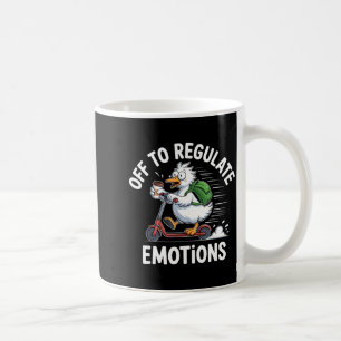 Gans om emoties te reguleren koffiemok