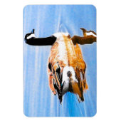 Gans op het meer magneet (Verticaal)