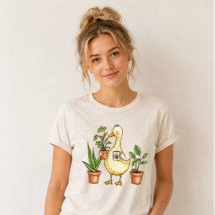Gans Tuinieren Aangedreven door Planten & Koffie V T-shirt