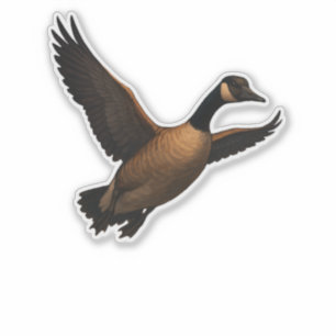 Gans Uitsnijdsticker Sticker
