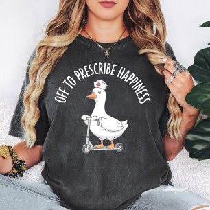 Gans Verpleegster Scooter Geluksrecept T-shirt