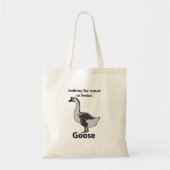 Gans zoekt water om Afrikaanse gans te zwemmen Tote Bag (Voorkant)
