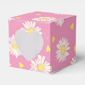 Gänseblümchen rosa bedankdoosjes (Voorkant Zijde)