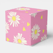 Gänseblümchen rosa bedankdoosjes (Achterkant)