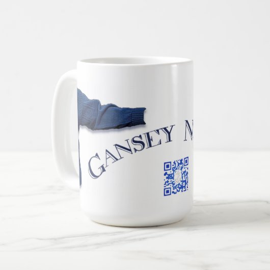 Gansey Nation keramische mok (Voorkant links)