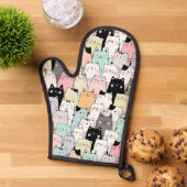 Gant de cuisine porte-chat (De haut en bas)