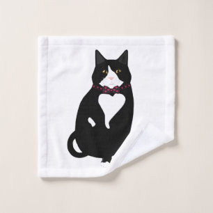 Gant de toilette Chat Smoking