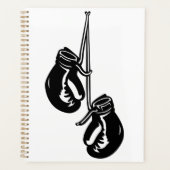 Gants de boxe suspendus vintage Rétro Fighter (Devant)