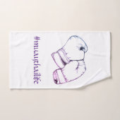 Gants de boxe thaïlandais de Muay (Serviette à main)