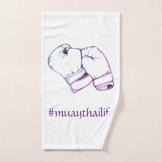 Gants de boxe thaïlandais de Muay (Serviette à main)