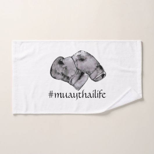 Gants de boxe thaïlandais de Muay (Serviette à main)