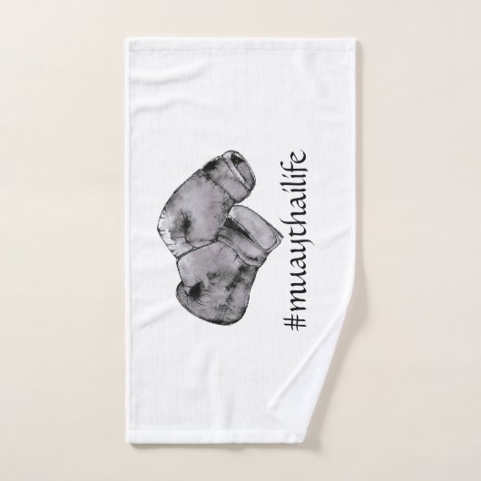 Gants de boxe thaïlandais de Muay (Serviette à main)