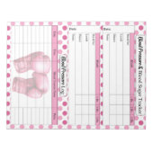 Gants roses_ Pression sanguine et carnet de sucre (Devant)