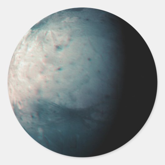 Ganymedes Ronde Sticker (Voorkant)