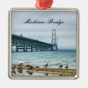 Ganzen bij Mighty Mac Metalen Ornament