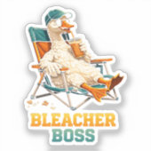 Ganzen Bleacher Baas Sticker (Voorkant)