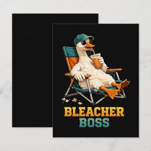 Ganzen Bleacher Baas Uitnodiging Briefkaart