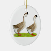 ganzen:  Buff African Keramisch Ornament (Rechts)