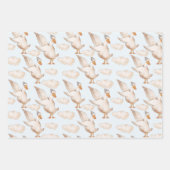 ganzen in petten voor het verpakken van papier inpakpapier vel (Voorkant)