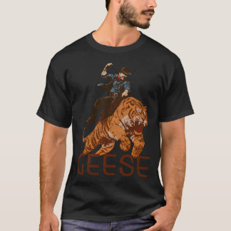 Ganzen (Tijger Kleur Zeefdruk) T-shirt